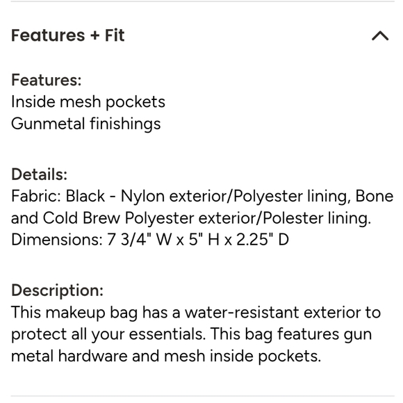 Buffbunny Black Gamechanger Zip Pouch NWT - Picture 6 of 9